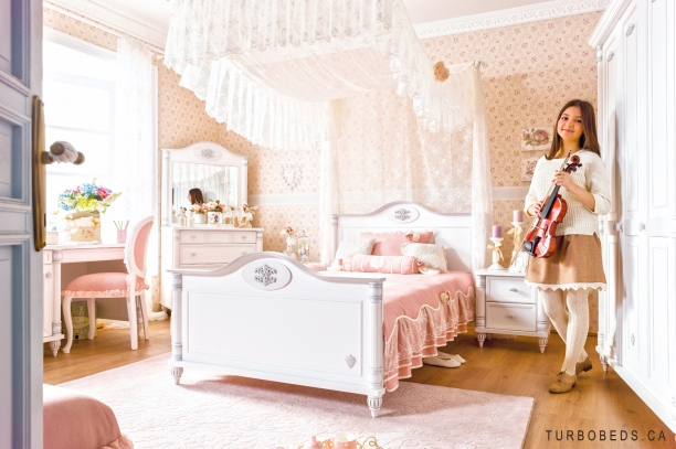 Teenage girl room furniture. As seen on TURBOBEDS.ca
