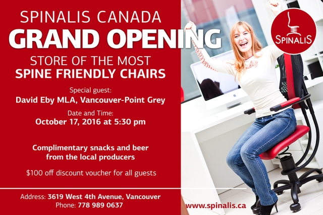 Grand Opening of the SpinaliS Canada store in Vancouver BC on Oc
