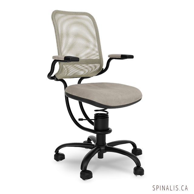 SpinaliS Canada - Ergonomic Series Chair - White Color - Prevent