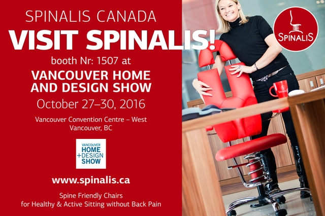 Visit SpinaliS Canada booth at Vancouver Home and Design Show on